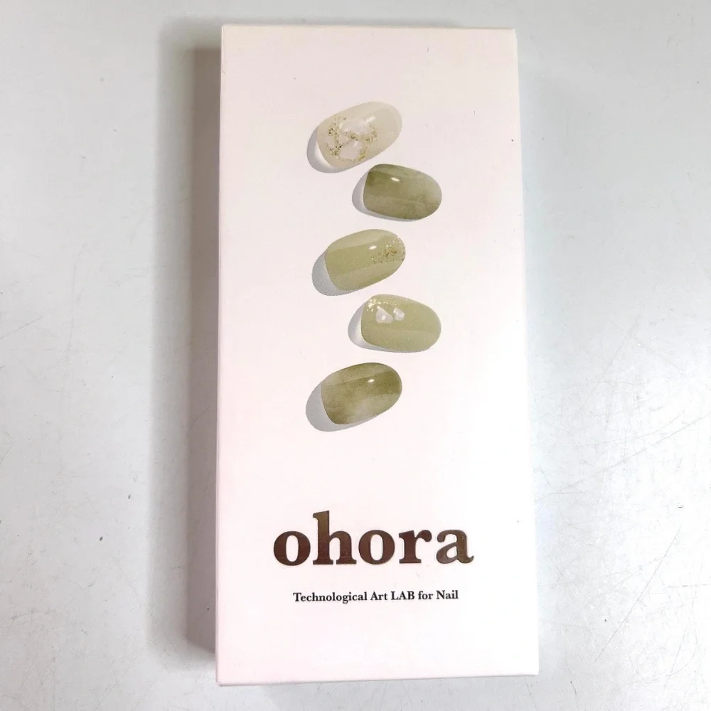 Ohora Green Tea Semi-Cured Gel Nail Strips